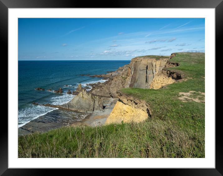 Maer Down at Bude in Cornwall Framed Mounted Print by Tony Twyman