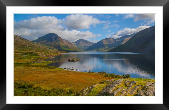  Wastwater .Lake District Cumbria England  Framed Mounted Print by Philip Enticknap