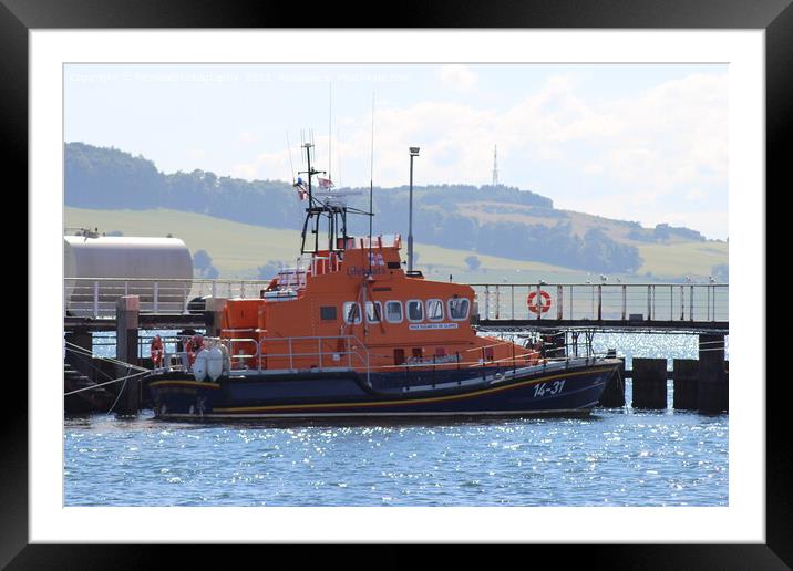 Lifeboat Framed Mounted Print by Fernleafphotography 