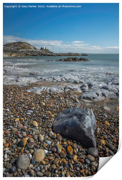 Bracelet Bay, Mumbles, south Wales Print by Gary Parker