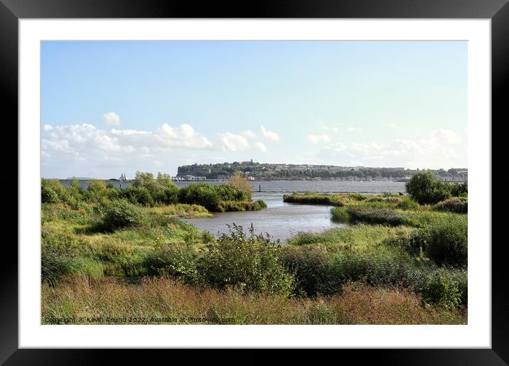 Cardiff Bay Wetlands Nature Reserve Framed Mounted Print by Kevin Round
