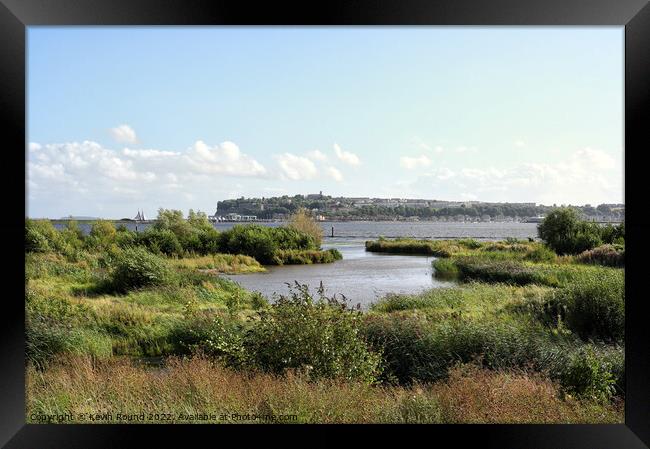 Cardiff Bay Wetlands Nature Reserve Framed Print by Kevin Round