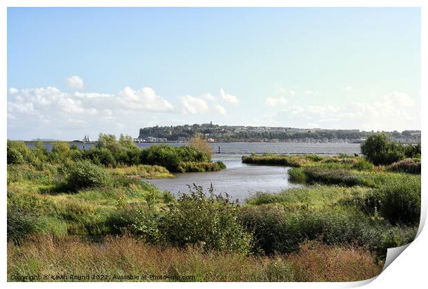 Cardiff Bay Wetlands Nature Reserve Print by Kevin Round