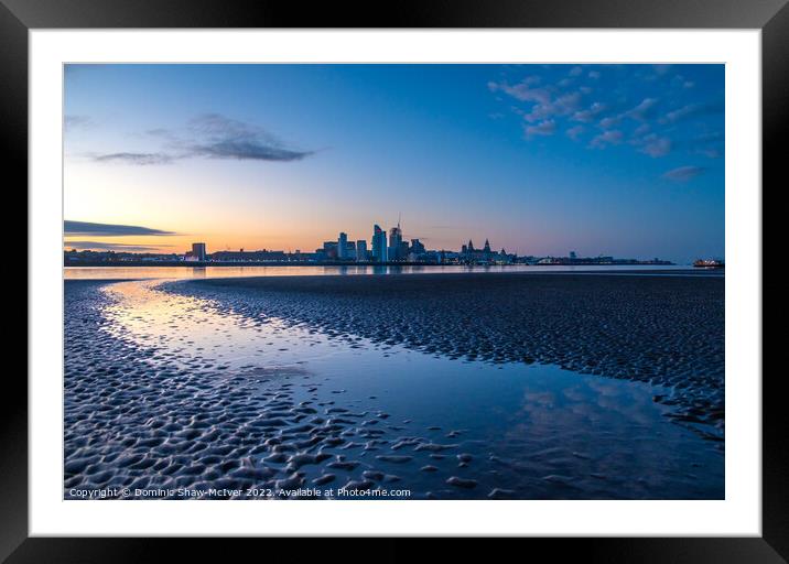 Liverpool by the sea Framed Mounted Print by Dominic Shaw-McIver