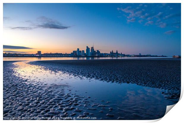 Liverpool by the sea Print by Dominic Shaw-McIver
