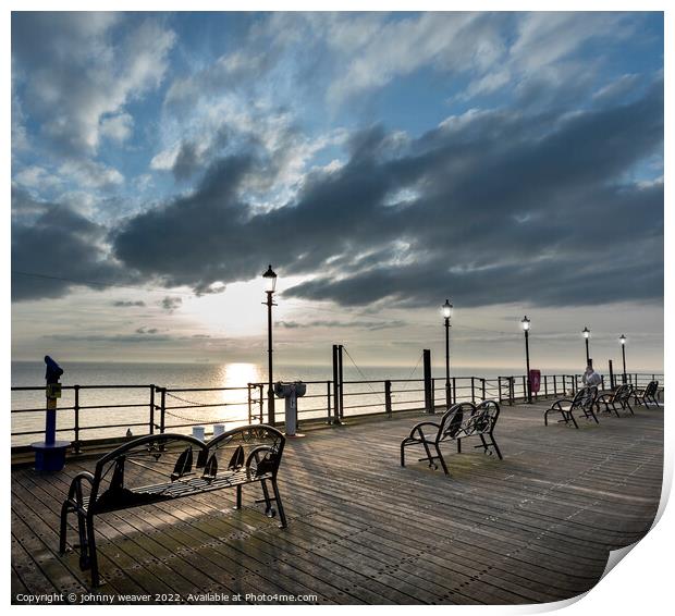 Southend On Sea Pier Sunset Print by johnny weaver