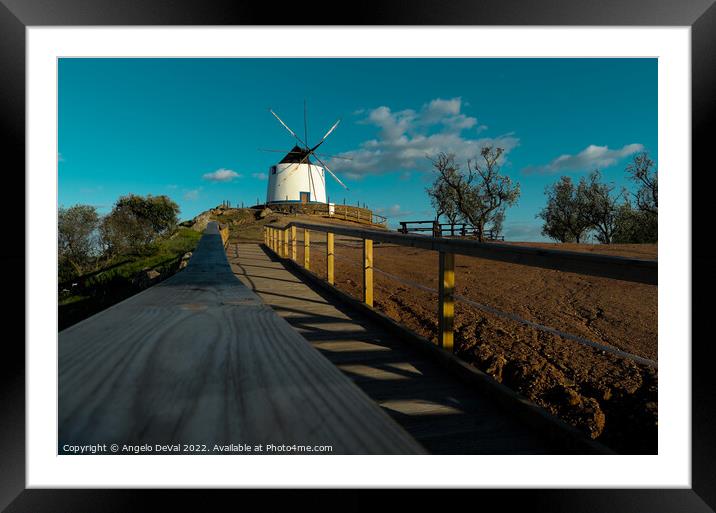Maralhas Windmill Framed Mounted Print by Angelo DeVal