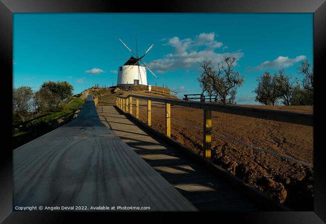 Maralhas Windmill Framed Print by Angelo DeVal