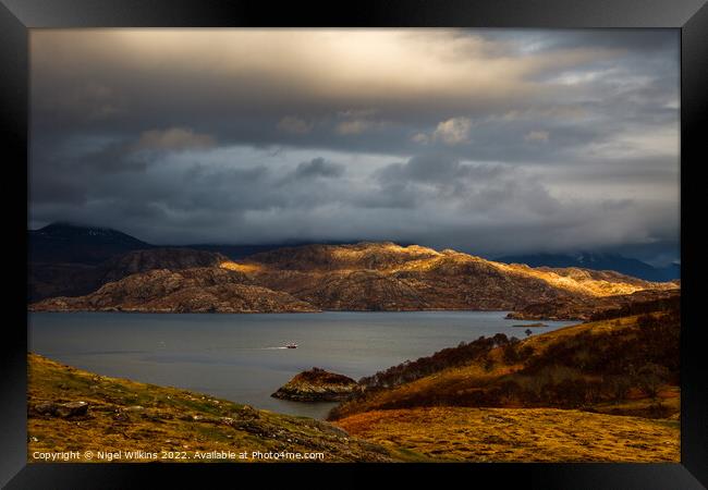 Loch Torridon, Scotland Framed Print by Nigel Wilkins