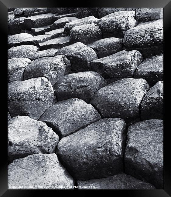 The Giant's Causeway, Northern Ireland Framed Print by Jane McIlroy