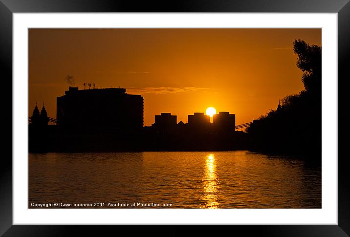 Good Morning Sunshine Framed Mounted Print by Dawn O'Connor