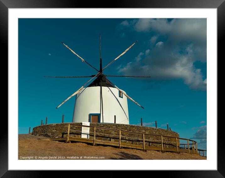 Maralhas Windmill Frontal Angle Framed Mounted Print by Angelo DeVal
