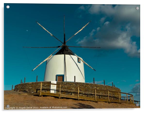 Maralhas Windmill Frontal Angle Acrylic by Angelo DeVal