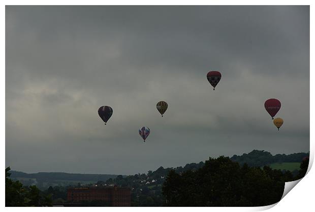 Morning Balloons Print by William Edwards
