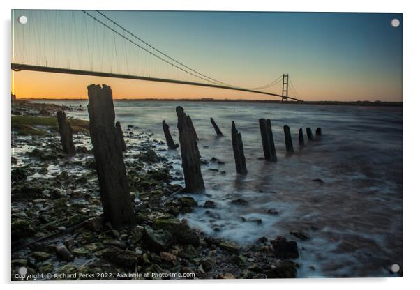 Humber Sunrise Acrylic by Richard Perks