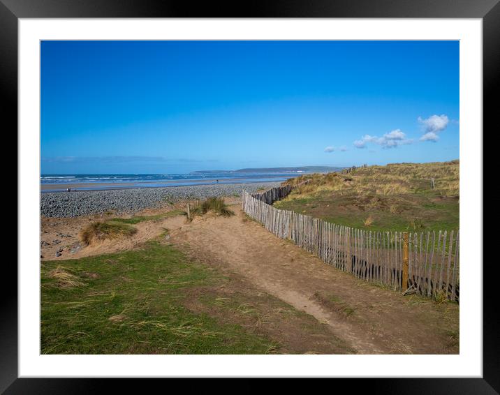 Northam Burrows Country Park Framed Mounted Print by Tony Twyman