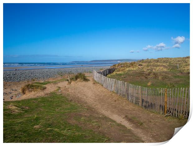 Northam Burrows Country Park Print by Tony Twyman