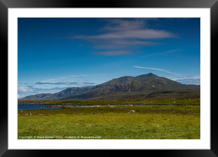 Hecla, South Uist, Outer Hebrides, Scotland Framed Mounted Print by Kasia Design