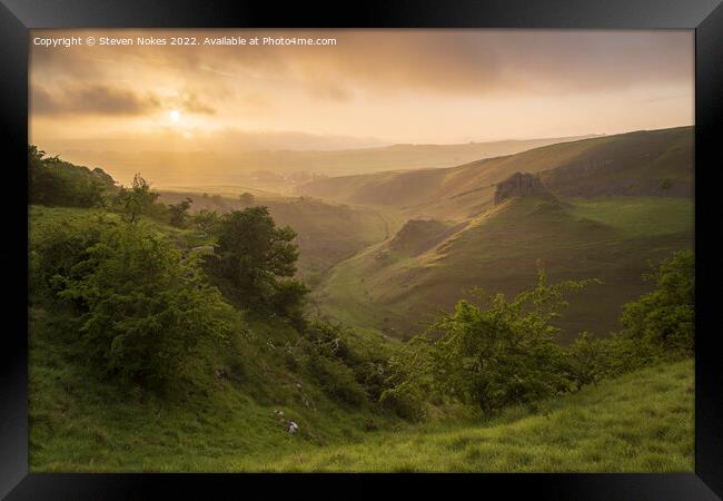 The Haunting Beauty of Cressbrook Dale Framed Print by Steven Nokes
