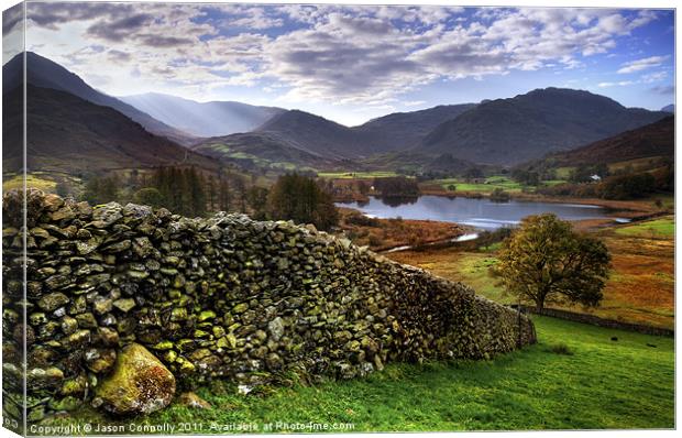 Little Langdale Canvas Print by Jason Connolly