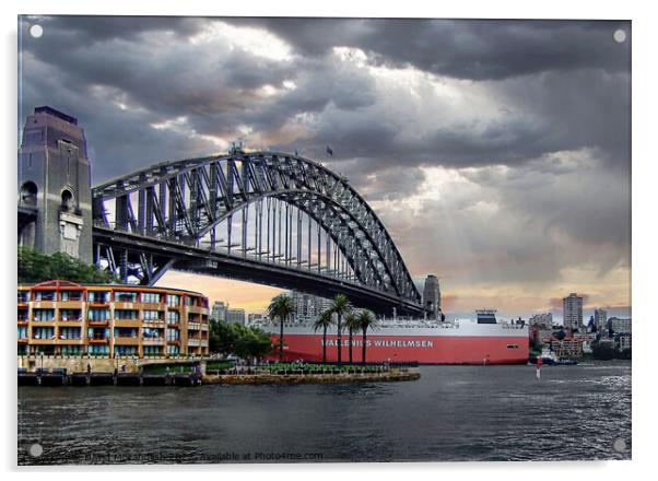 Sydney Harbour Bridge Acrylic by David Mccandlish