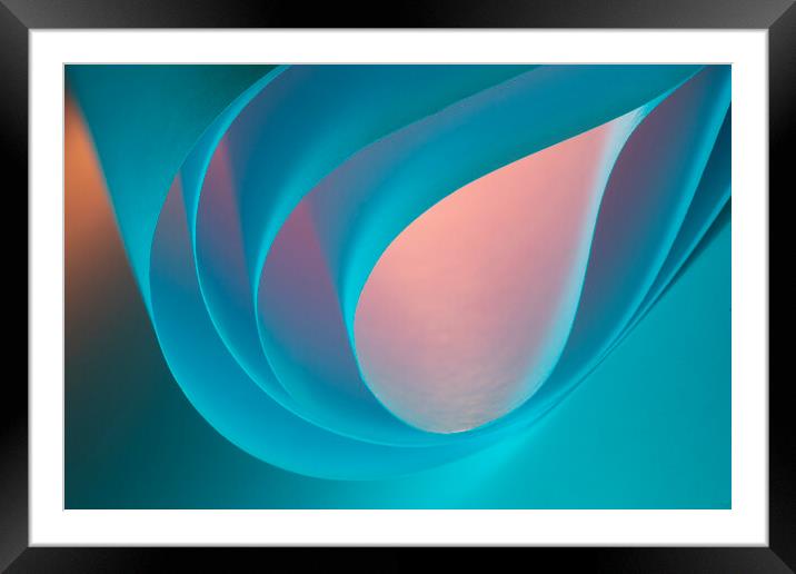 Abstract Paper Framed Mounted Print by Kelly Bailey