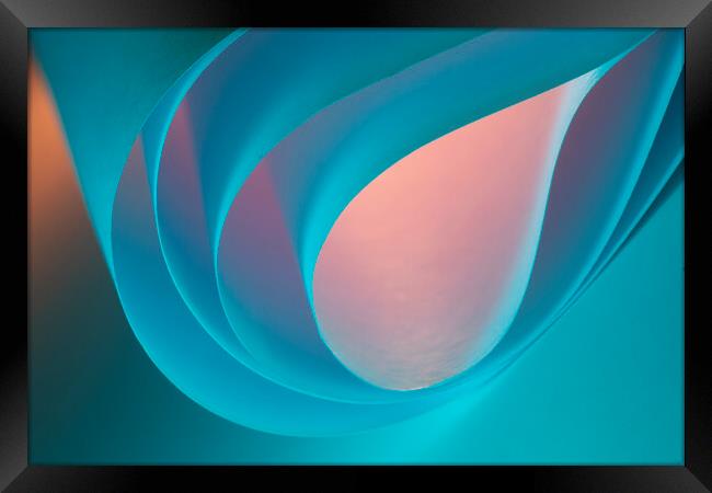 Abstract Paper Framed Print by Kelly Bailey