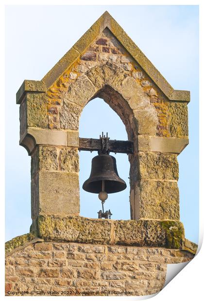 Hastings Fishing Village Bell Print by Sally Wallis