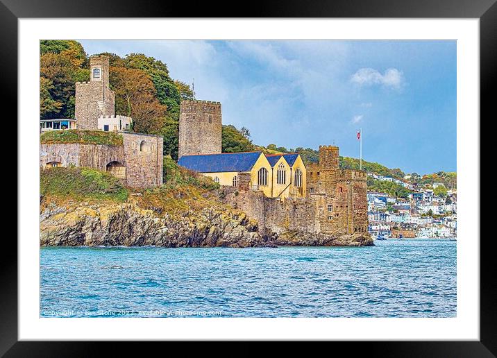 Autumn at Dartmouth Castle  Framed Mounted Print by Ian Stone