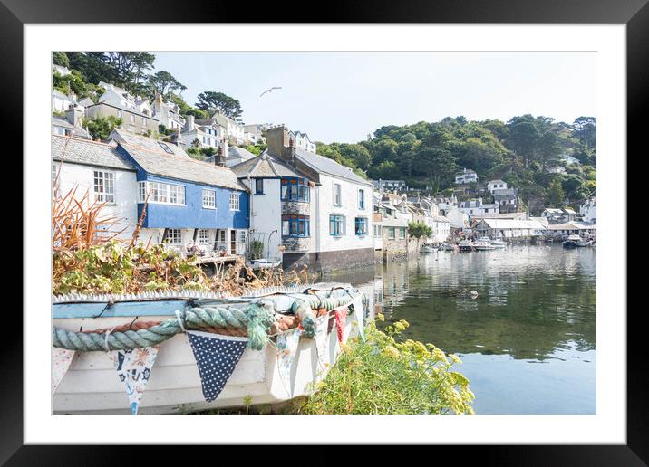 Polperro, Cornwall Framed Mounted Print by Graham Custance