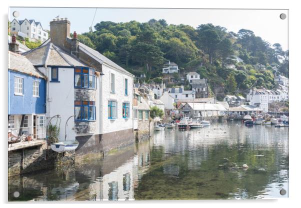 Polperro, Cornwall Acrylic by Graham Custance