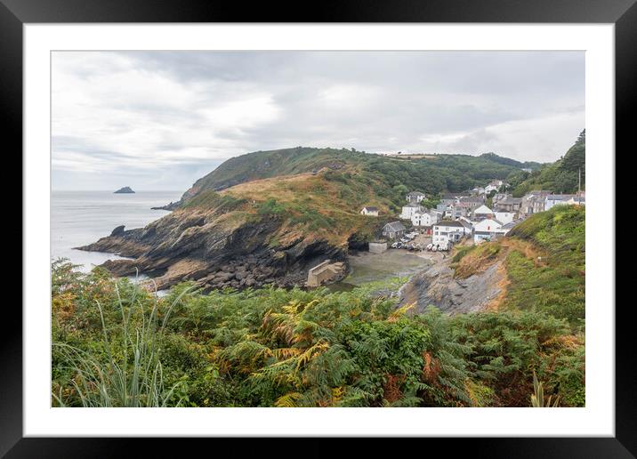 Portloe, Cornwall Framed Mounted Print by Graham Custance
