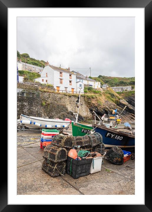 Portloe, Cornwall Framed Mounted Print by Graham Custance