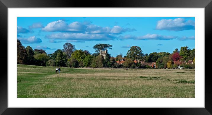 Hambleden Village Framed Mounted Print by Joyce Storey