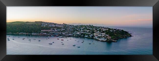 Polruan Cornwall From The Air Framed Print by Apollo Aerial Photography