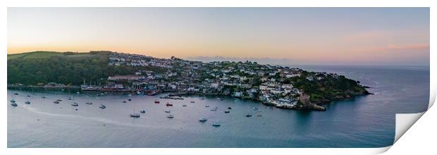 Polruan Cornwall From The Air Print by Apollo Aerial Photography