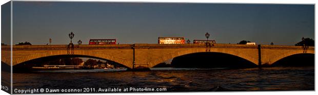 Kew Bridge Canvas Print by Dawn O'Connor