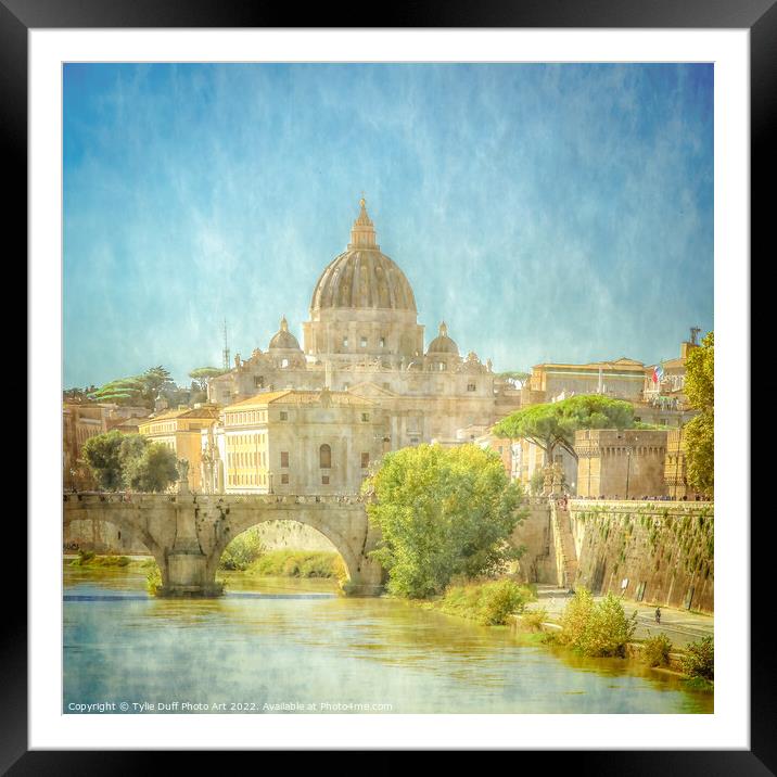 Vatican City Framed Mounted Print by Tylie Duff Photo Art