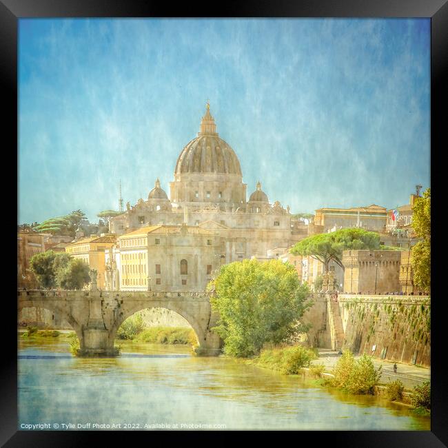 Vatican City Framed Print by Tylie Duff Photo Art