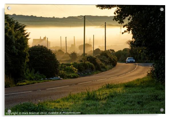 Morning Mist Acrylic by Mark Bowman