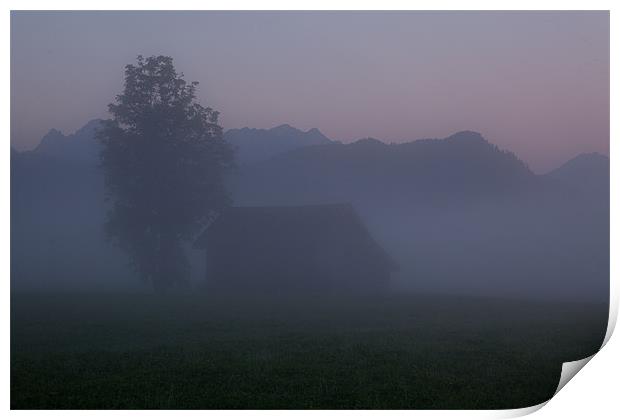 Mornig mist Print by Thomas Schaeffer