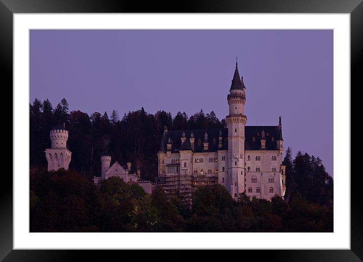Neuschwanstein castle Framed Mounted Print by Thomas Schaeffer