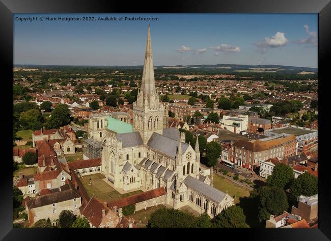 Chichester Cathedral Framed Print by Mark Houghton