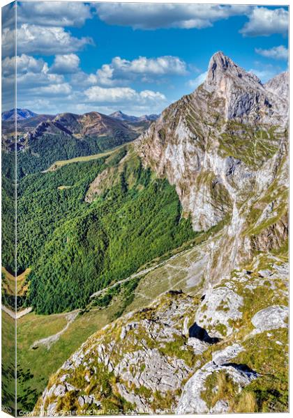 Peaks of the Picos Canvas Print by Roger Mechan