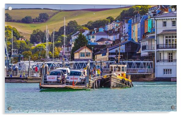 Majestic Dartmouth Lower Ferry Crossing Acrylic by Ian Stone