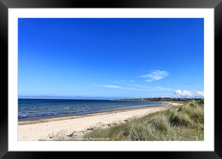 Lossiemouth Beach Framed Mounted Print by Graham Lathbury