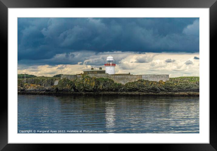 Donegal, Rotten Island Lighthouse  Framed Mounted Print by Margaret Ryan