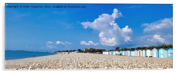 Sunny Sussex beach Acrylic by Mark Houghton