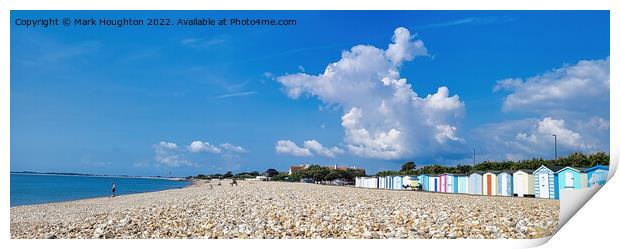 Sunny Sussex beach Print by Mark Houghton