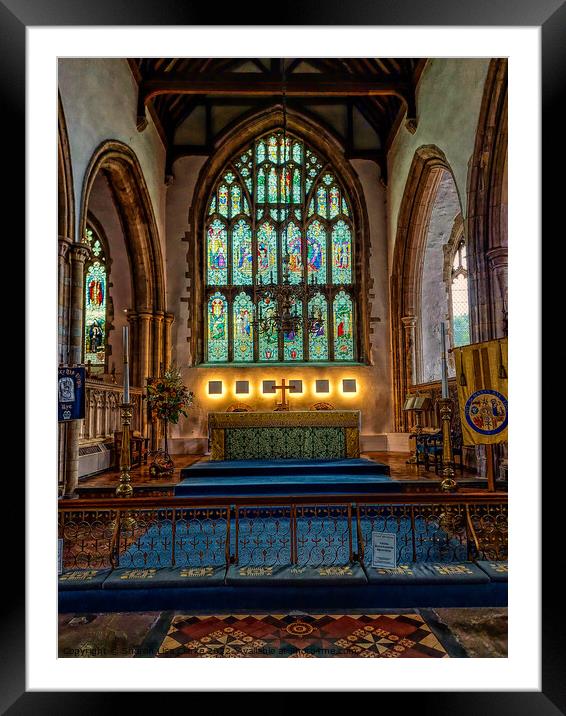 The High Altar Framed Mounted Print by Sharon Lisa Clarke
